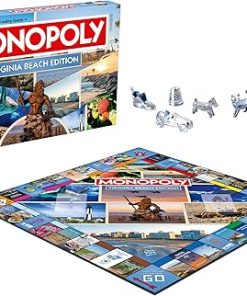 Virginia Beach Monopoly Board Game for 2-6 Players Family Fun