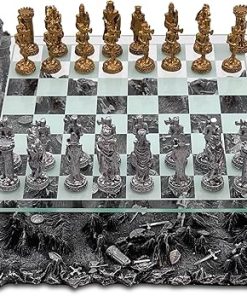 Renaissance Knight Chess Classic Strategy Game Set for Recreation
