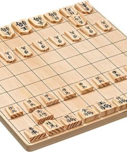 Classic Wooden Shogi Set for Enjoyable Game Nights at Home