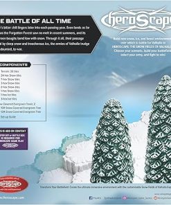 Heroscape Snow Fields of Valhalla Terrain Expansion 36 Hex-Tiles 2
