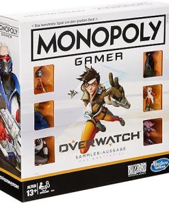 Hasbro Gaming E6291100 Monopoly Gamer Collector’s Edition Board Game from 13 Years Gift for Overwatch Players