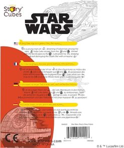 Rory’s Story Cubes Star Wars Edition (Eco-Blister) – Craft Your Own Galactic Adventures! Creative Storytelling Game for Kids & Adults, Ages 6+, 1+ Players, 10 Minute Playtime, Made by Zygomatic 2