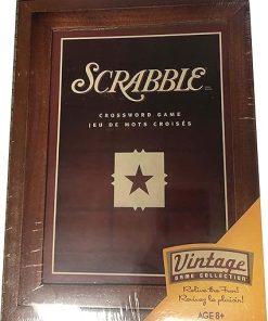 Parker Brothers Vintage Scrabble Wooden Book Box Game Collection 2