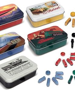 Deluxe Train Board Game Set of 5 Miniatures for Ticket to Ride and More