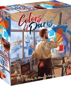 Colors of Paris Board Game Creative Art Strategy Game for Ages 10 Plus