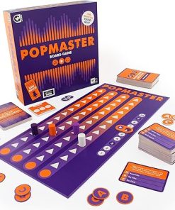 Ginger Fox PopMaster Board Game Based on BBC Radio 2 Quiz with Ken Bruce