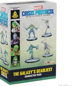 Marvel: Crisis Protocol The Galaxy’s Deadliest Affiliation Pack -Tabletop Superhero Game, Ages 14+, 2 Players, 90 Minute Playtime, Made by Atomic Mass Games