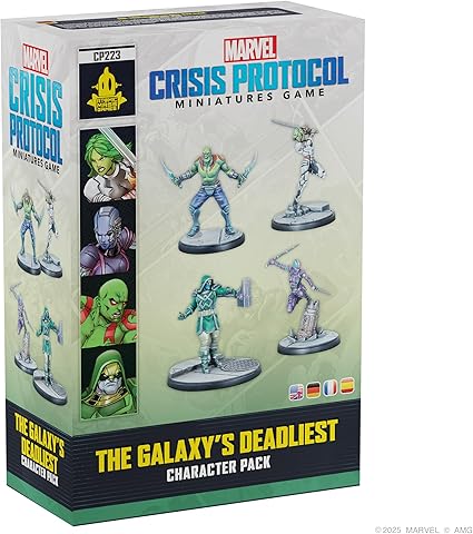 Marvel: Crisis Protocol The Galaxy’s Deadliest Affiliation Pack -Tabletop Superhero Game, Ages 14+, 2 Players, 90 Minute Playtime, Made by Atomic Mass Games Marvel: Crisis Protocol The Galaxy's Deadliest Affiliation Pack -Tabletop Superhero Game, Ages 14+, 2 Players, 90 Minute Playtime, Made by Atomic Mass Games