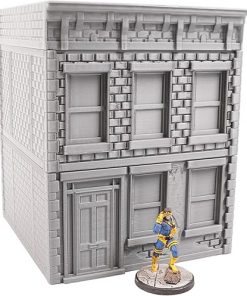 Apartment Building Tabletop Terrain Compatible with MCP 32mm Miniatures 2