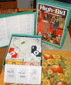 High Bid Auction Game 1965 Classic Vintage Board Game