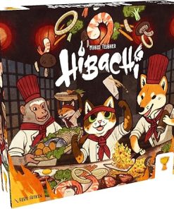 Hibachi Board Game – Fast-Paced Dexterity Strategy Game for All Ages