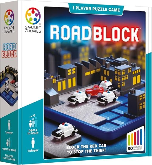 Smartgames SG 250 Road Block Classic Puzzle Game for All Ages