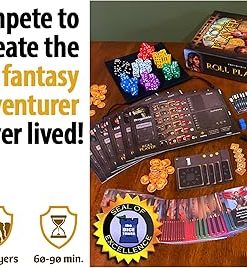 Roll Player Board Game | Fantasy Character Creation Dice Game for 1-4 Players 2