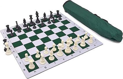 Wholesale Chess Triple Weighted Green Pieces with Mousepad Board Set Wholesale Chess Triple Weighted Green Pieces with Mousepad Board Set