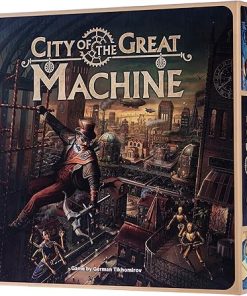 City of The Great Machine Board Game for 1-4 Players | Steampunk Adventure