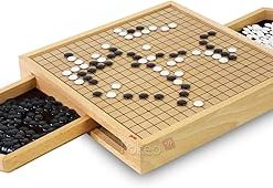 Go Board Game Features Convenient Pull-Out Trays for Easy Play