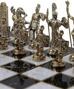 Historical Rome Figures Metal Chess Pieces King 2.8 Inch Medium Size Historical Rome Figures Metal Chess Pieces King 2.8 Inch Medium Size