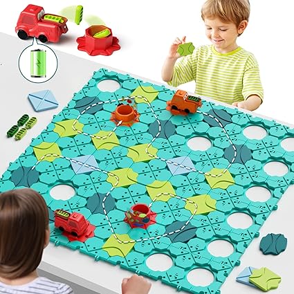 Logic Road Builder Toys for Kids, Puzzle STEM Games for Ages 4-8 Logic Road Builder Toys for Kids, Puzzle STEM Games for Ages 4-8
