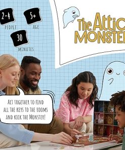 Attic Monster Family Board Game for Adults and Kids Ages 5 Plus 2
