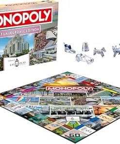 Fort Lauderdale FL Edition Monopoly Board Game for Kids and Adults