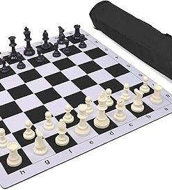 Wholesale Chess Triple Weighted Black Pieces and Mousepad Chess Board Set