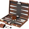 Top Backgammon Set Classic Board Game Case for 2 Players – All Sizes