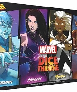 Marvel X-Men Dice Throne Box 1 with Wolverine Iceman Psylocke Storm