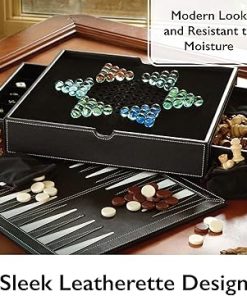 Mainstreet Classics 5-in-1 Combo Board Game Set for Family Fun 2
