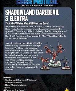 Marvel: Crisis Protocol Shadowland Daredevil & Elektra Character Pack – Unleash Daredevil’s Dark Side! Tabletop Superhero Game, Ages 14+, 2 Players, 90 Minute Playtime, Made 2