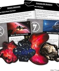 Star Wars X-Wing 2nd Edition Miniatures Game Never Tell Me The Odds OBSTACLES PACK – Strategy Game for Adults and Kids, Ages 14+, 2 Players, 45 Minute Playtime, Made by Atomic Mass Games 2