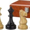 Weible Spiele Birch Wood Chess Board with 41 mm Field Size 4