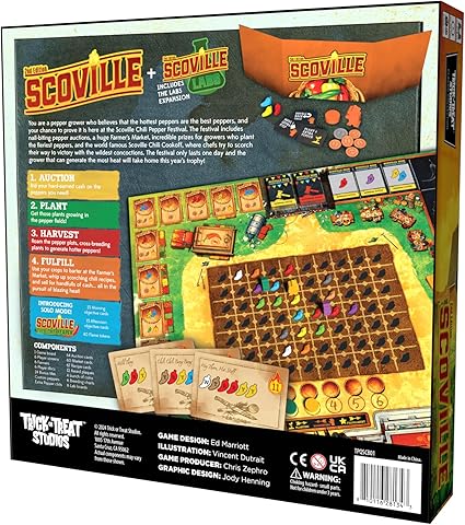 Revitalized Scoville 2E Hot and Spicy Farming Board Game for 1 to 6 Players 2 Revitalized Scoville 2E Hot and Spicy Farming Board Game for 1 to 6 Players - Image 2