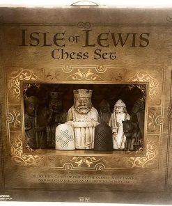 Isle of Lewis Chess Set Classic Handcrafted Checkered Game Pieces