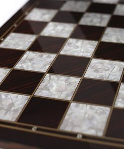 Mega Size Classic Wooden Chess Board for Adults and Kids Family Game