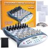 Talking Chess Master Electronic Chess Set with 2000 ELO Rating for Strategy