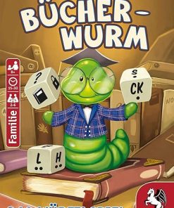 Pegasus Spiele Bücherwurm Das Würfelspiel 18335G für Strategiespaß