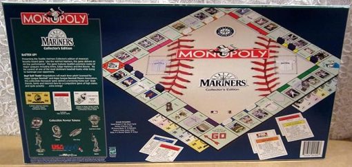 USAopoly Seattle Mariners Baseball Collector's Edition Monopoly Board Game - Image 2