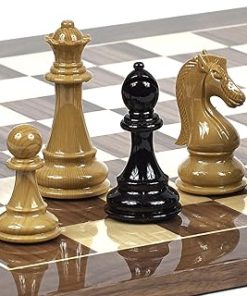 Columbus Park Chessmen Set with 4 1/4 Inch King Piece 2