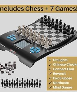 Millennium Electronic Chess Board Set for Kids and Adults with 7 Games 2