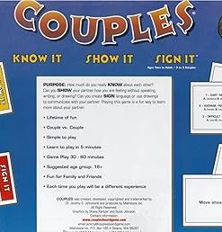 Couples – Know It, Show It, Sign It Board Game 2