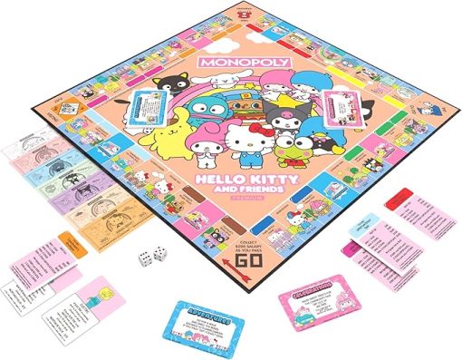 Hello Kitty Monopoly Premium Edition with Rose Gold Tokens and Board - Image 2