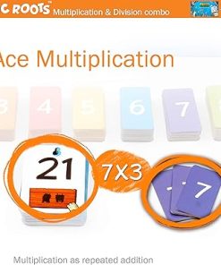 Multiplication and Division Games – Pack of 2, Pet Me and Monster Sock Factory, Math Board Games & STEM Toys for 5-9 Year Olds, Educational Gift for Kids, Homeschoolers, Grade 1 and Up 2