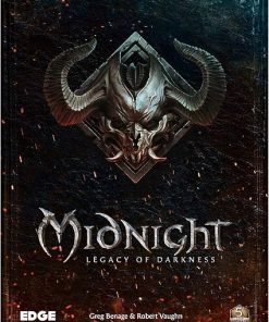 Studio Midnight Legacy of Darkness CORE RULEBOOK – Epic Role-Playing Adventure Against Evil! Fantasy Strategy Game for Adults, Ages 14+, 2+ Players, 1+ Hour Playtime, Made 2