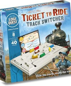 Ticket to Ride Logic Puzzle Game | 40 Fun Puzzles for Ages 8 Plus