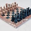 Premium Brass Chess Set for Adults 14×14 Inches Silver and Black 3