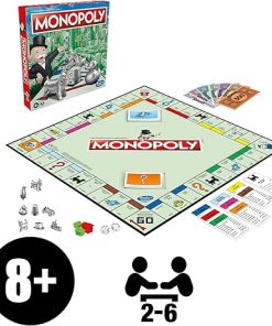 Monopoly Board Game for Family Fun, 2-6 Players Ages 8 and Up 2