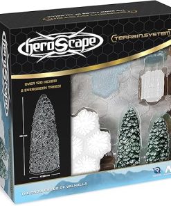 Heroscape Snow Fields of Valhalla Terrain Expansion 36 Hex-Tiles