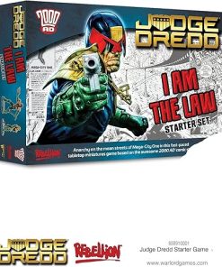 Judge Dredd I Am The Law Board Game – Strategic Dystopian RPG for Adults