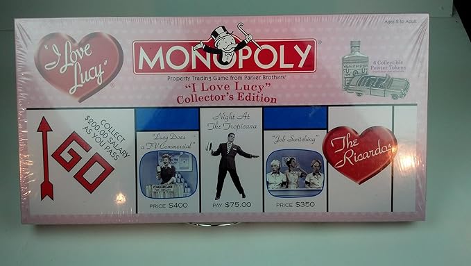 I Love Lucy 50th Anniversary Collector’s Edition Monopoly Board Game I Love Lucy 50th Anniversary Collector's Edition Monopoly Board Game