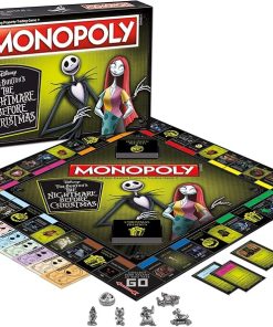 Disney Monopoly Nightmare Before Christmas Board Game Collectible Edition 2